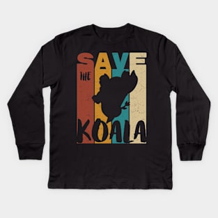 Save The Koala Kids Long Sleeve T-Shirt